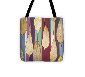 Leaves And Stripes I Tote Bag